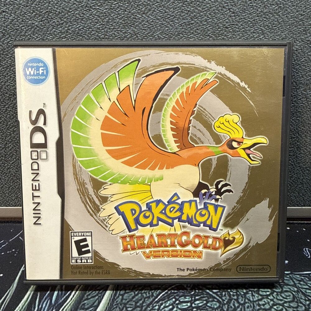 Pokemon Heartgold Case Only Authentic Not For Resale Version Great Condition